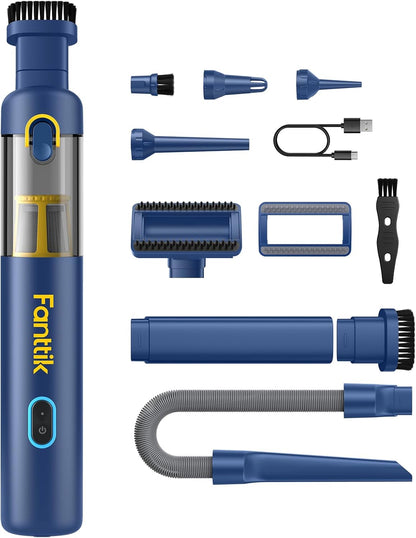 Cordless Handheld Car Vacuum Air Duster Kit encalife