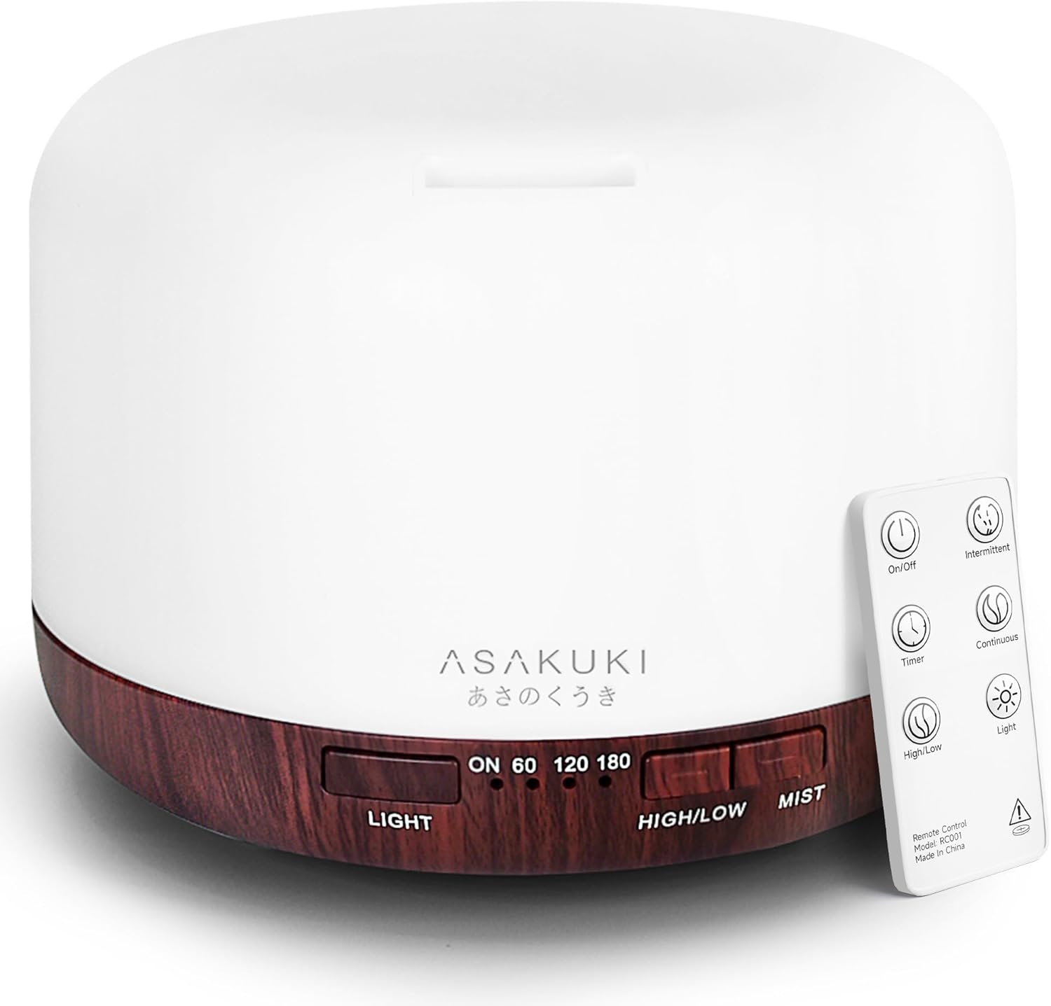 500ML Essential Oil Diffuser With Remote Control encalife