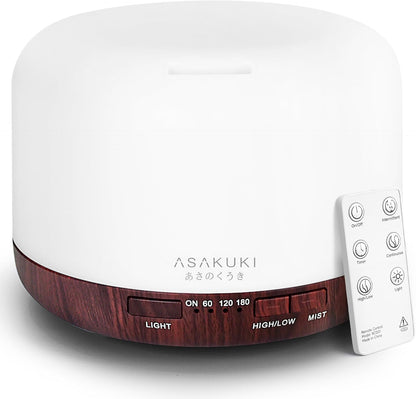 500ML Essential Oil Diffuser With Remote Control encalife