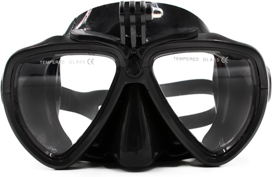 Diving Goggles With Action Camera Mount Waterproof encalife