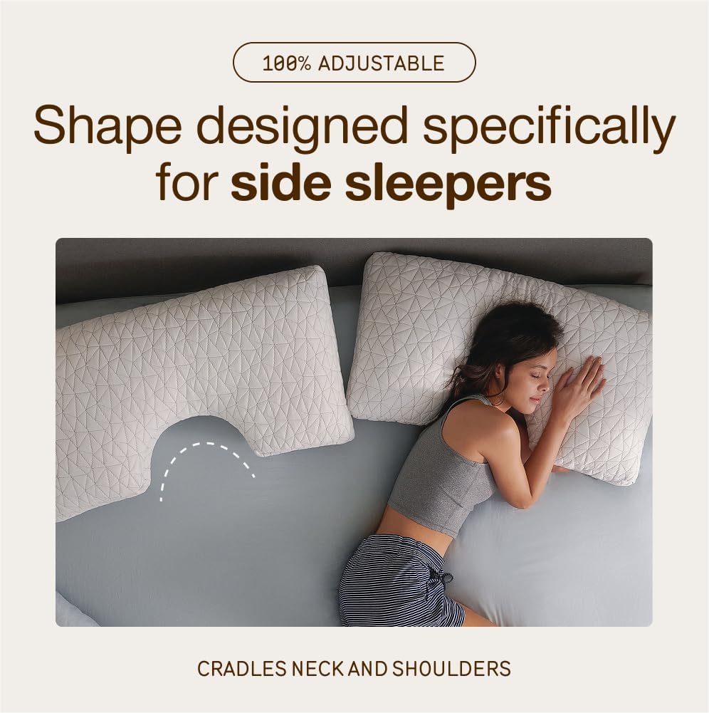 Side Sleeper Shoulder Cut Out Pillow encalife