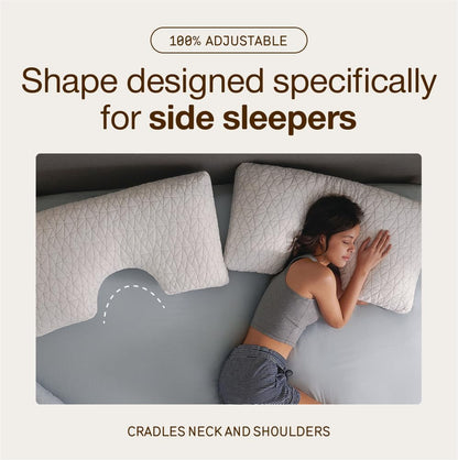 Side Sleeper Shoulder Cut Out Pillow encalife