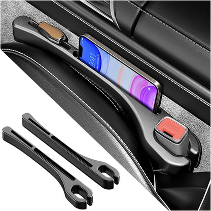 2PCS upgraded seat gap organizer close-up view
