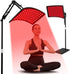 red light therapy lamp with 660nm and 850nm infrared LED for face and body