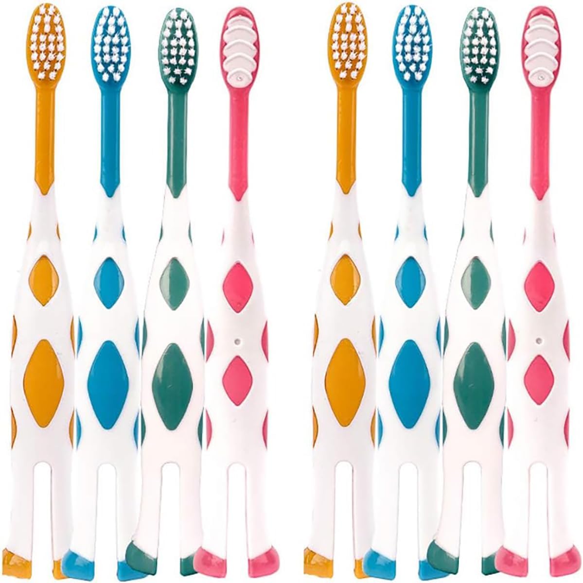 Extra Soft Kids Toothbrush Set 8-Pack encalife
