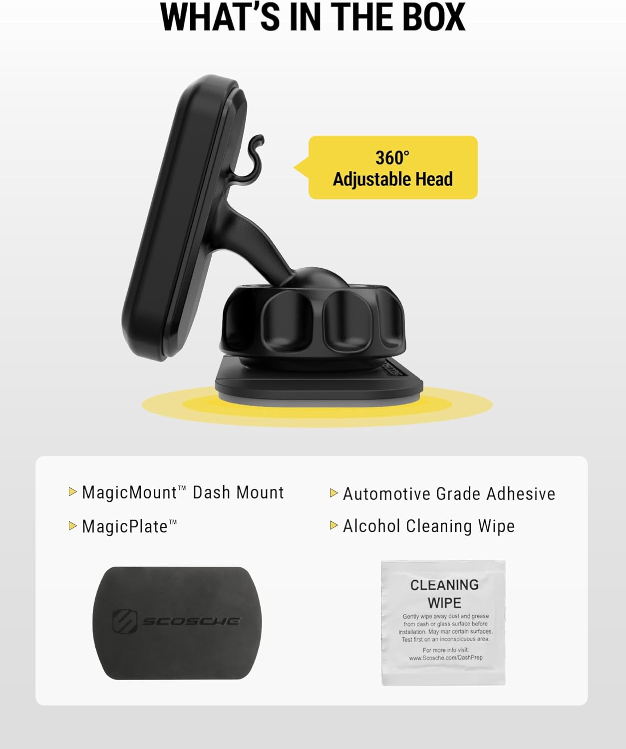Magnetic Car Phone Mount Dashboard Plate encalife