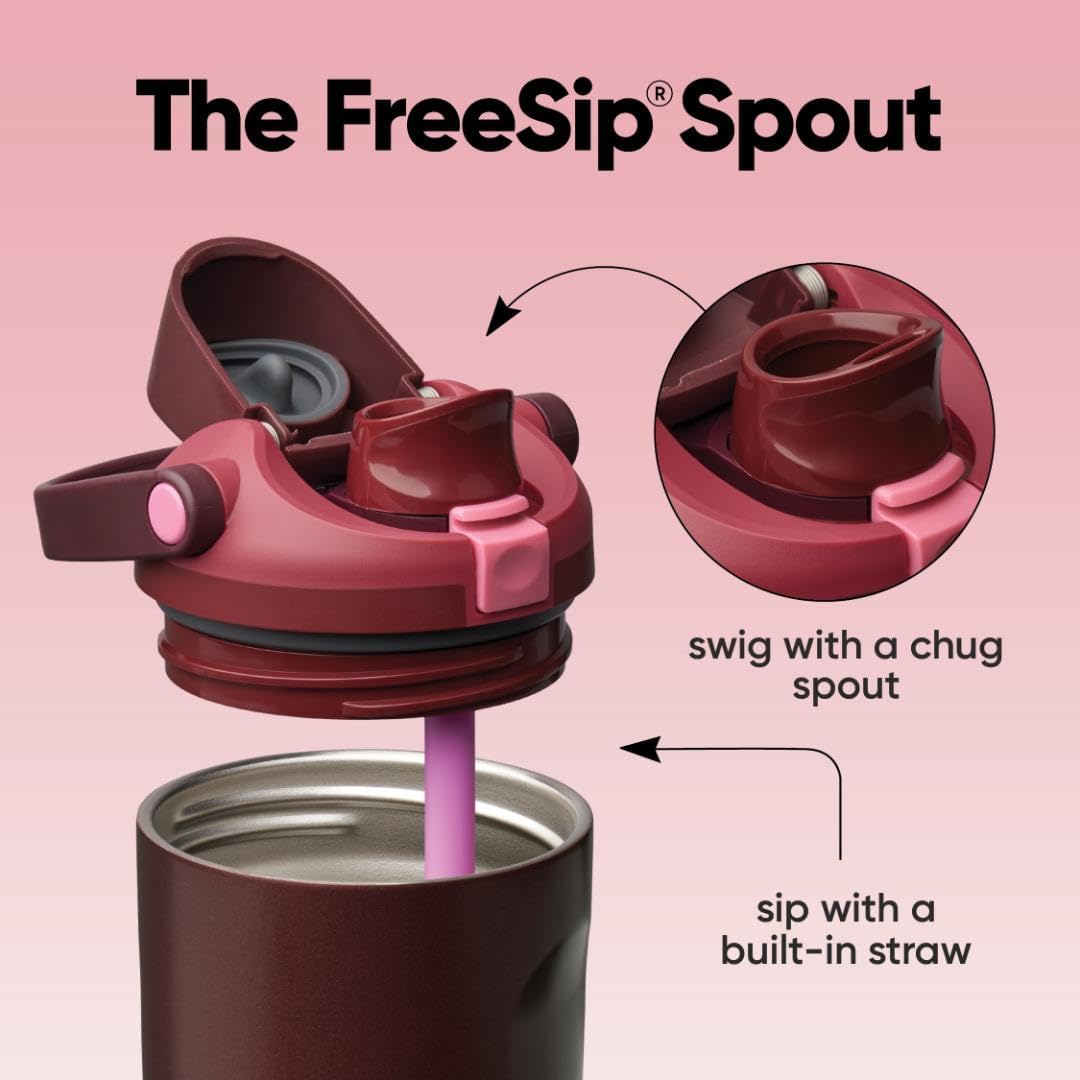 Insulated Water Bottle 30oz Leakproof encalife