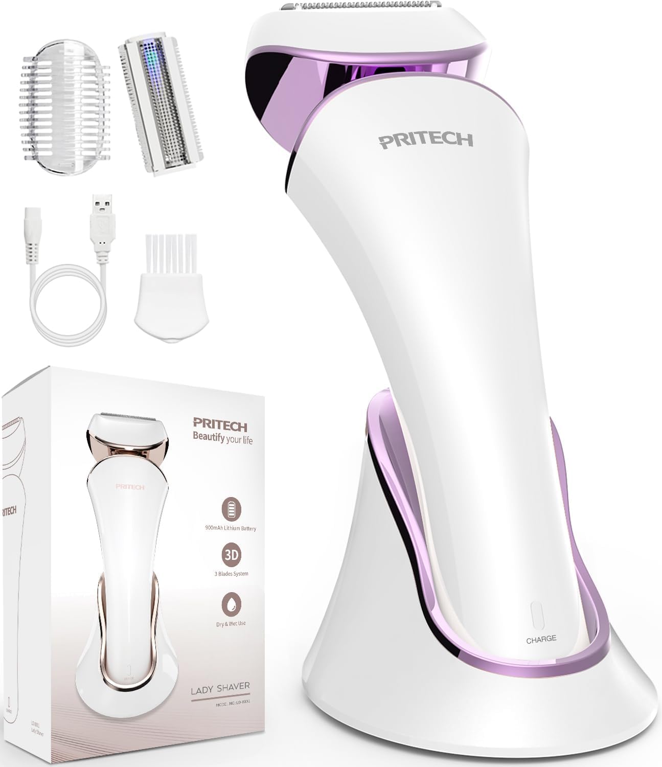 Electric Razor Women Love I PRITECH Body Shaver