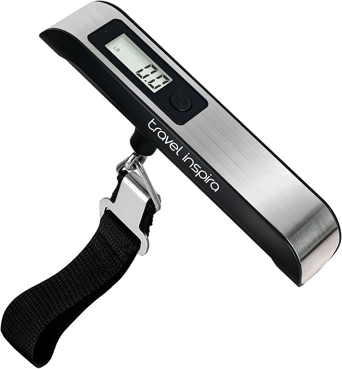 Portable Digital Luggage Scale With Backlit Display encalife