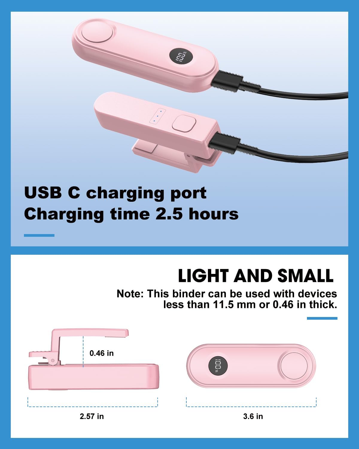 Pink Page Turner Remote for Comfortable Reading Anywhere encalife