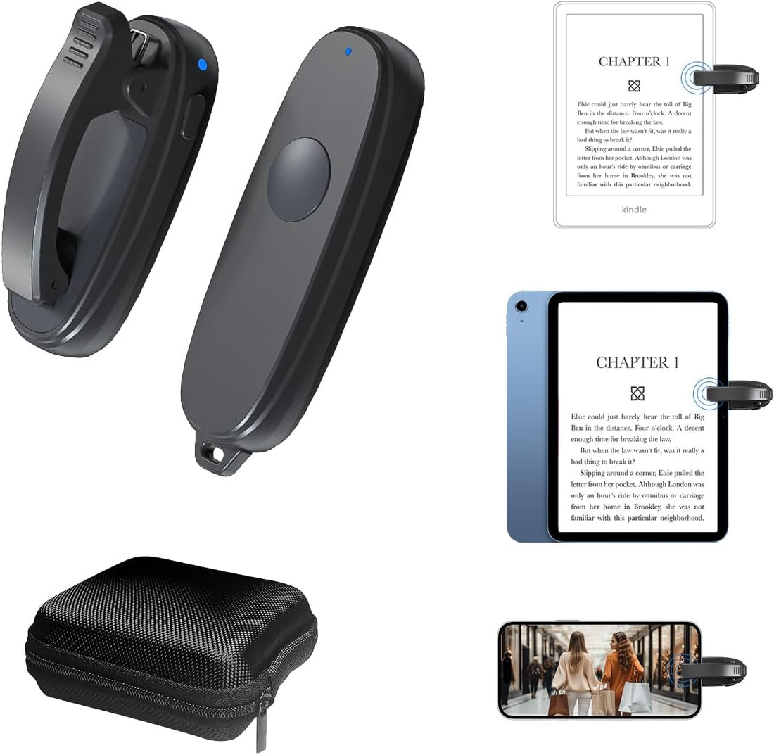 Ring Page Turner for One Hand Reading encalife