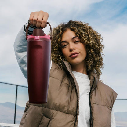 Insulated Water Bottle 30oz Leakproof encalife