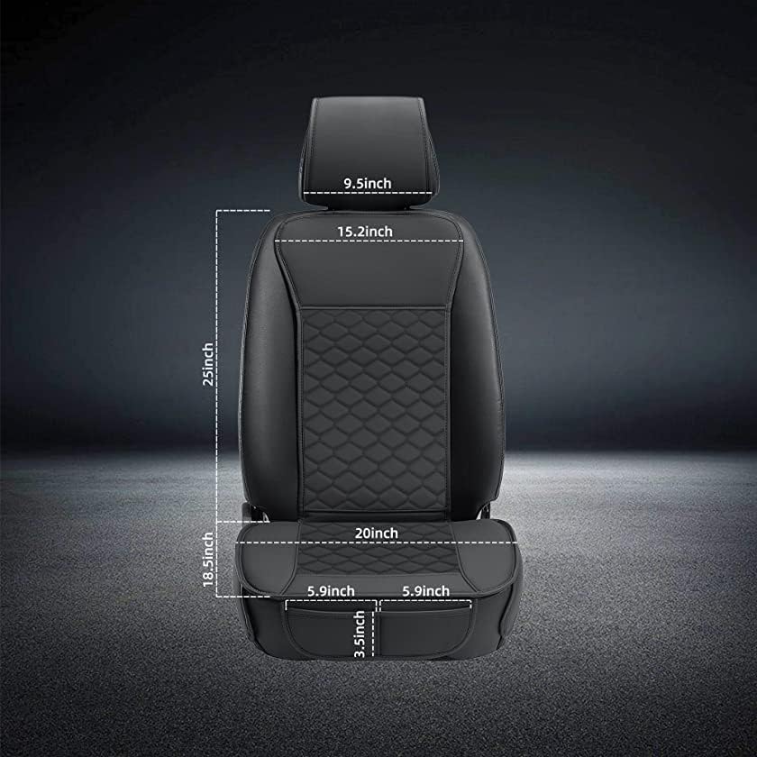 Waterproof Leather Car Seat Covers Front encalife