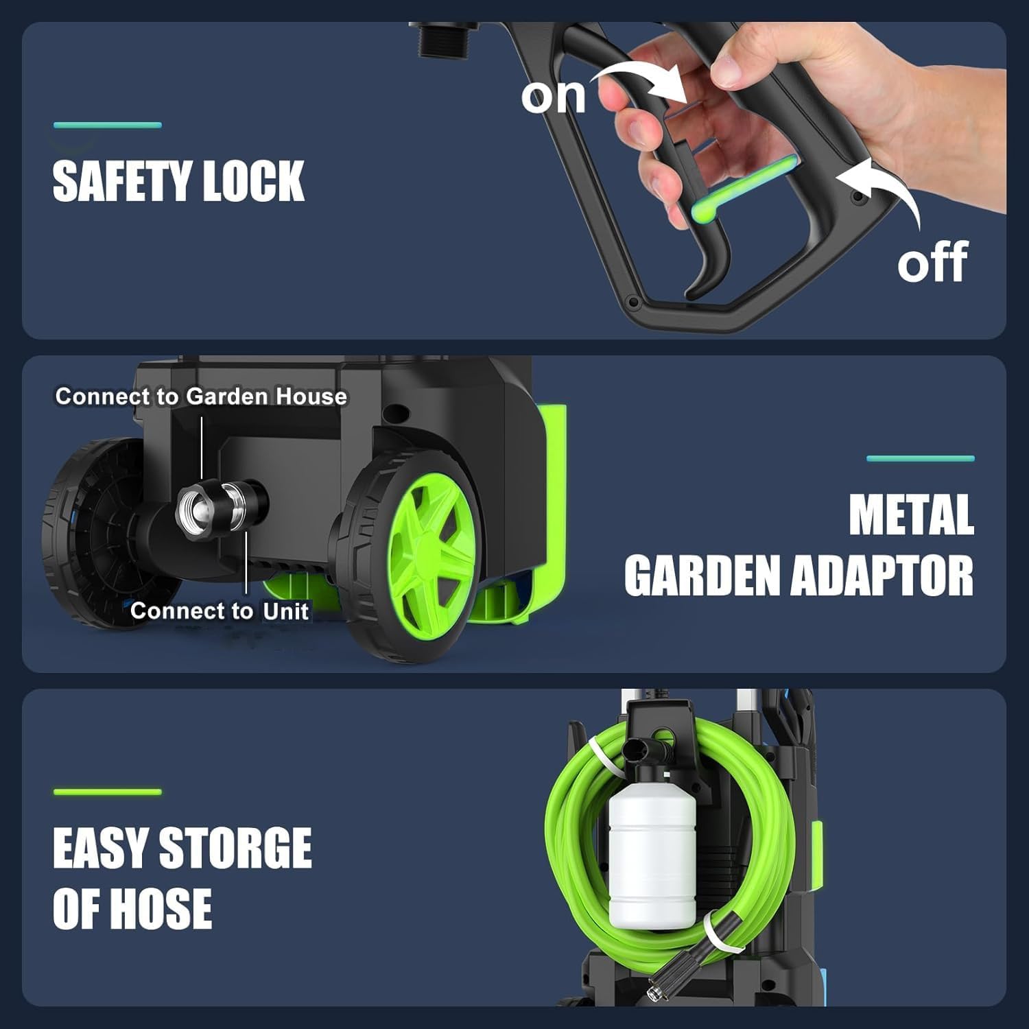 Pressure Washer | 5000 PSI Heavy Duty Cleaner encalife
