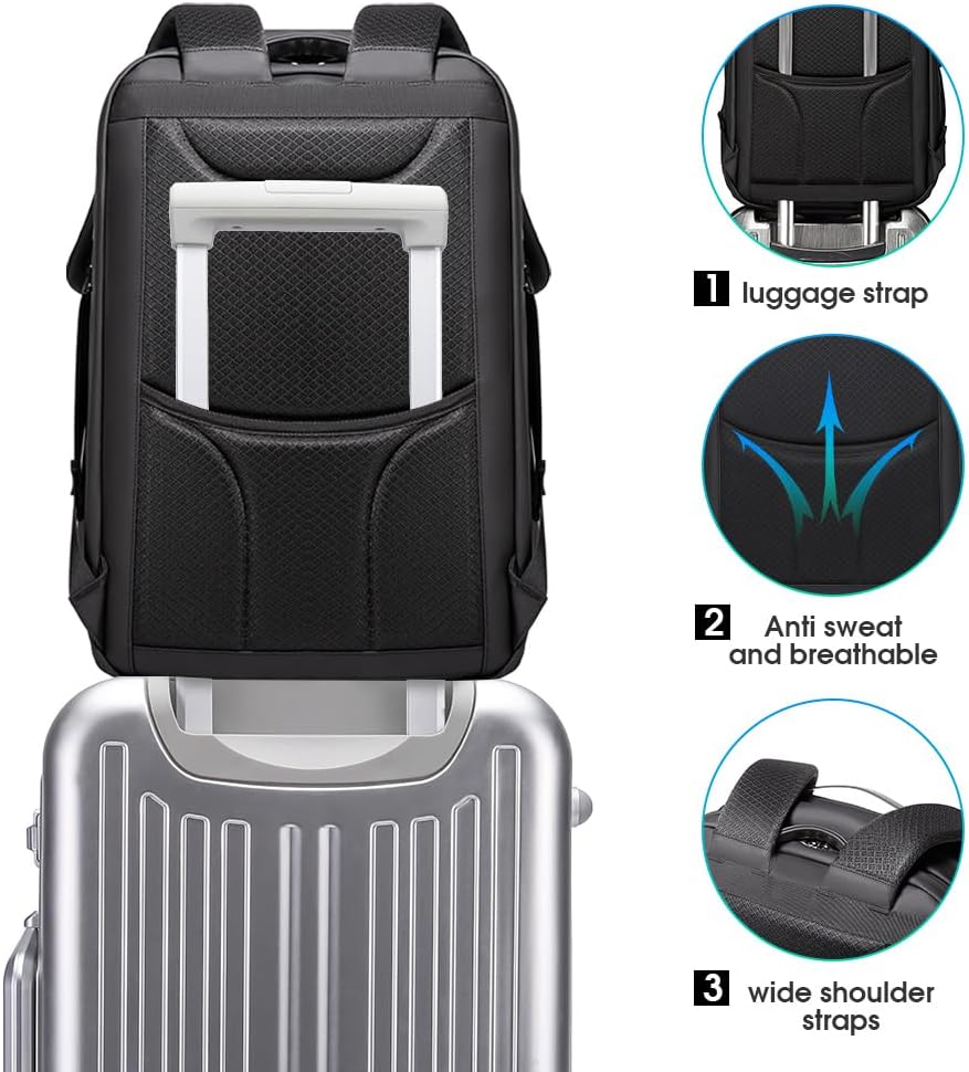 Anti Theft Business Laptop Backpack encalife