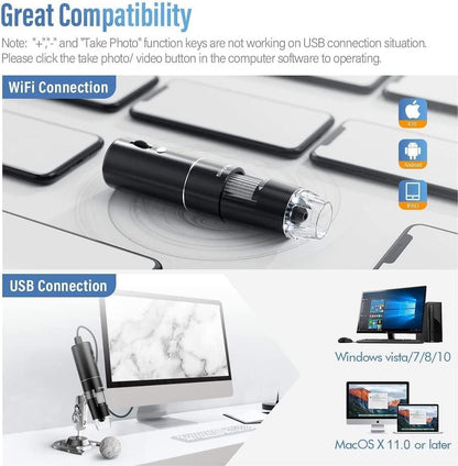 Wireless Digital Microscope For Smart Exploration Anywhere encalife