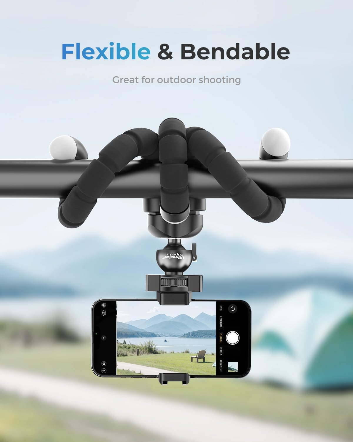 Flexible Tripod Mobile Stand With Wireless Remote Control encalife