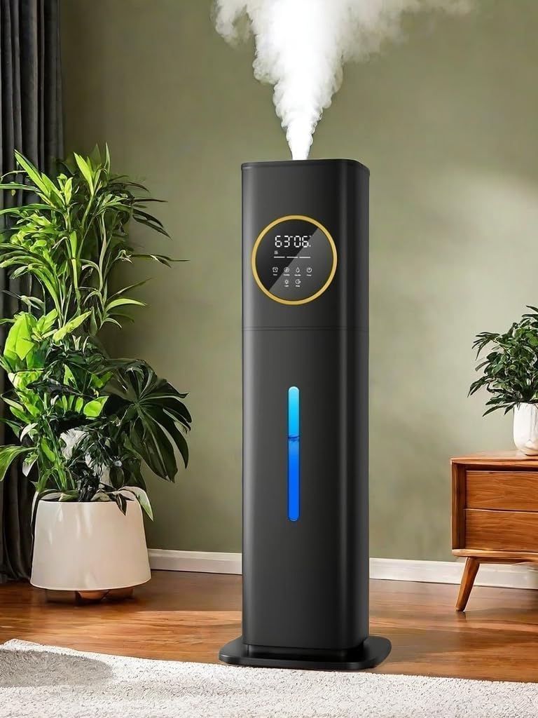 Cool Mist Humidifier | 8L Capacity | With Night Light & Essential Oil Diffuser encalife