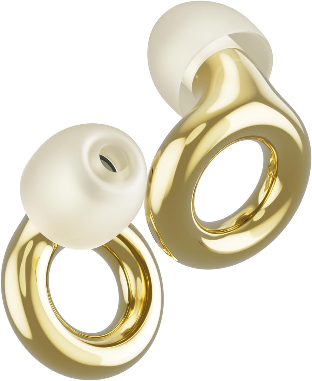 Gold high-fidelity earplugs for concerts festivals and live events