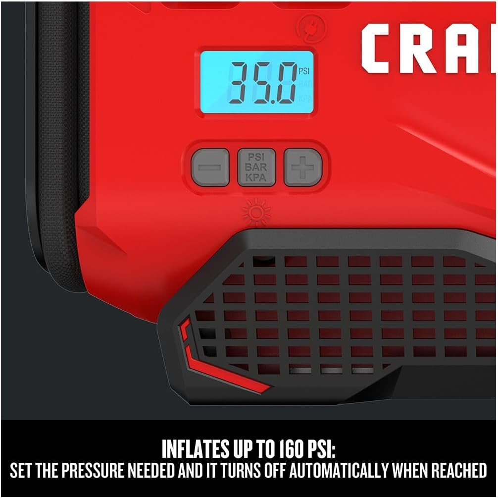 Triple Power Digital Tire Inflator Air Pump encalife