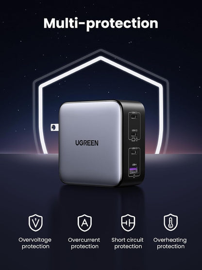 100W GaN USB-C Fast Multiport Laptop Charger encalife