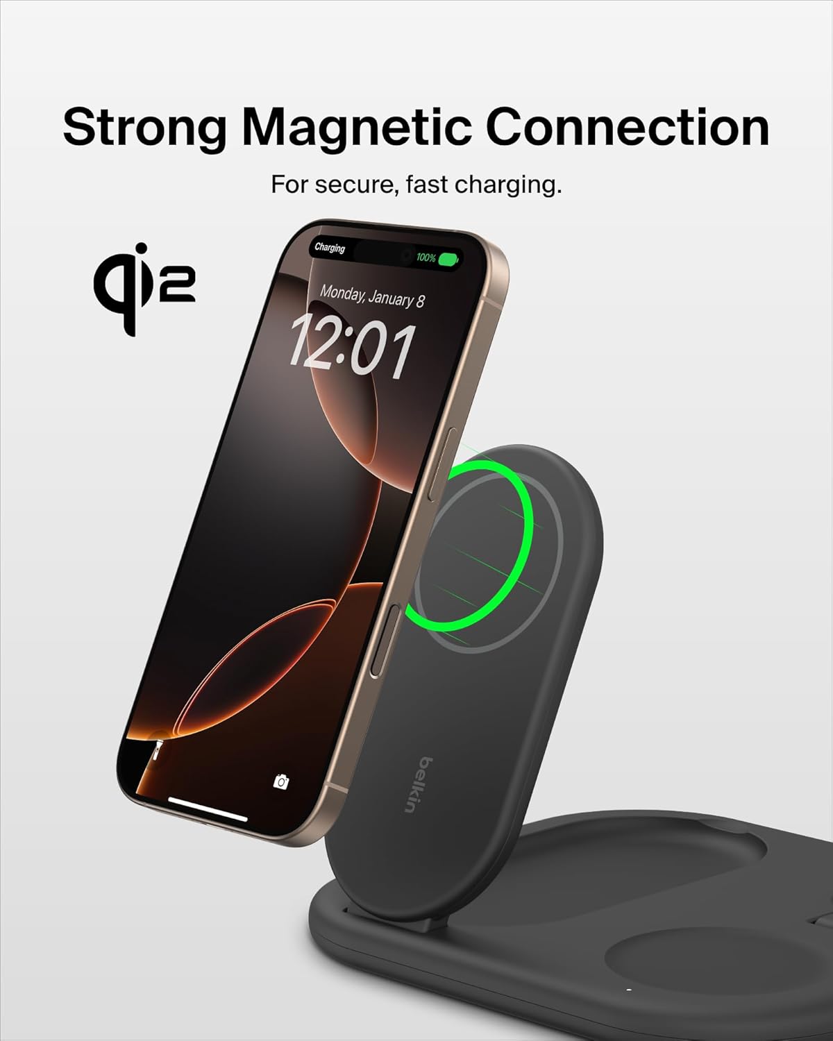 Foldable Qi2 3-in-1 Magnetic Travel Charging Station encalife