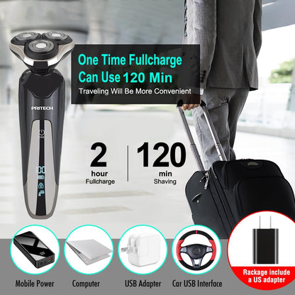 Rechargeable Electric Razor Men I Cordless Grooming Kit encalife