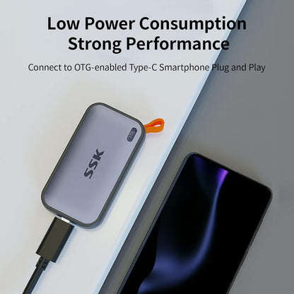 1TB Portable SSD External Drive USB-C Storage encalife