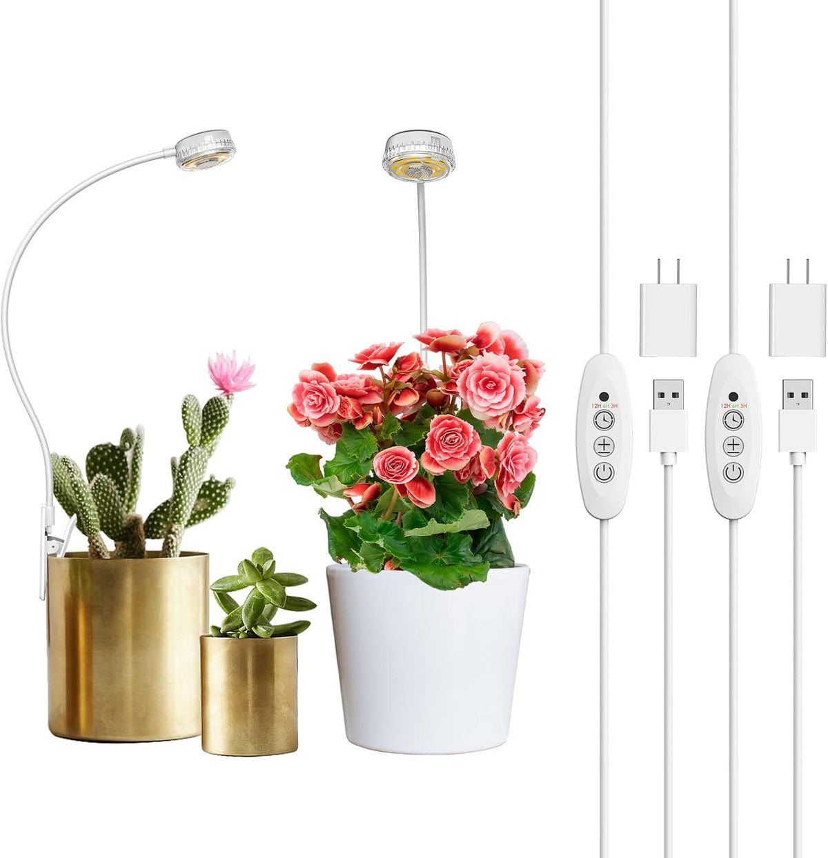 Grow Light For Indoor Plants | Pot Clip Full Spectrum encalife