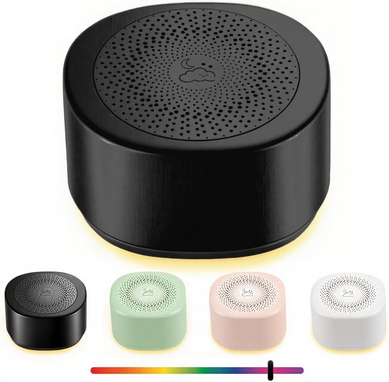 Portable White Noise Machine Rechargeable Night Light encalife
