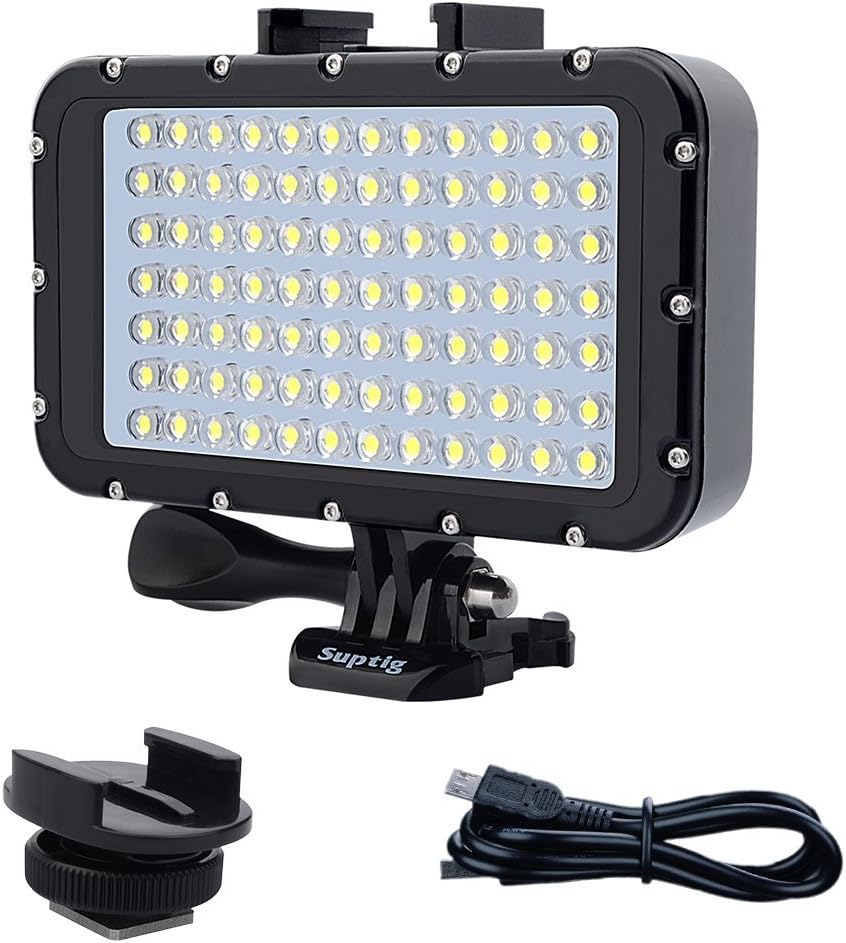 High power underwater dive light for cameras