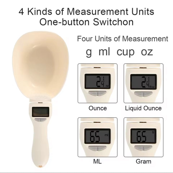 🐾 Digital Pet Food Measuring Scoop with LED Display encalife