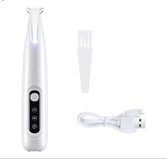 New Dog Paw Trimmer with LED Light Fully Waterproof Pet Hair Trimmer with LED Display Dog Clippers for Grooming 18mm Widen Blade encalife