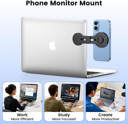 Magnetic Laptop Phone Mount Adjustable MagSafe Holder encalife