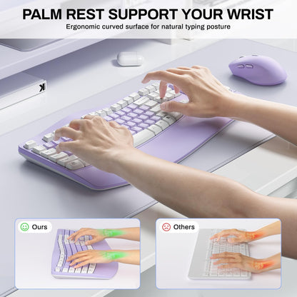 Ergonomic Wireless Keyboard and Mouse Combo encalife