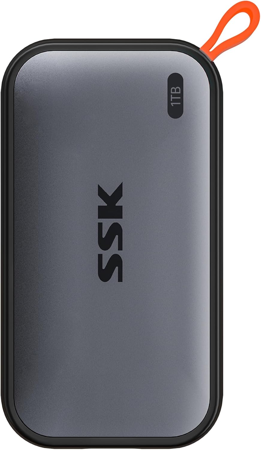 1TB portable USB-C SSD external drive with aluminum enclosure