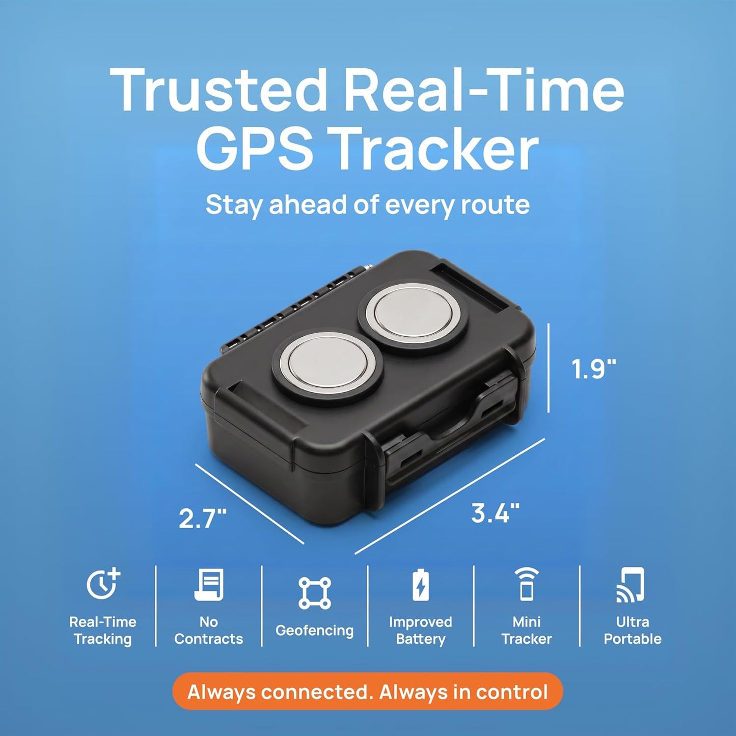 GPS Tracker Real-Time Hidden Anti-Theft encalife