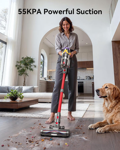 55KPa Self Standing Cordless Vacuum Cleaner encalife
