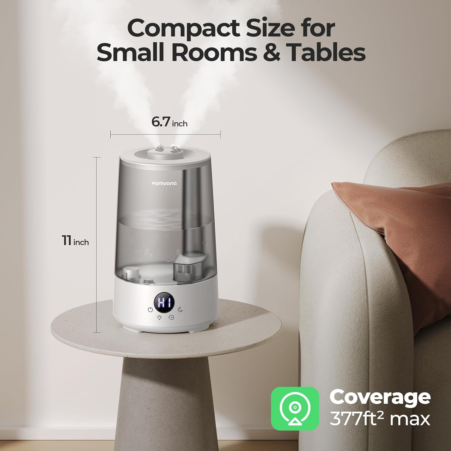 Cool Mist Humidifier | 3.6L | 3-In-1 Design encalife