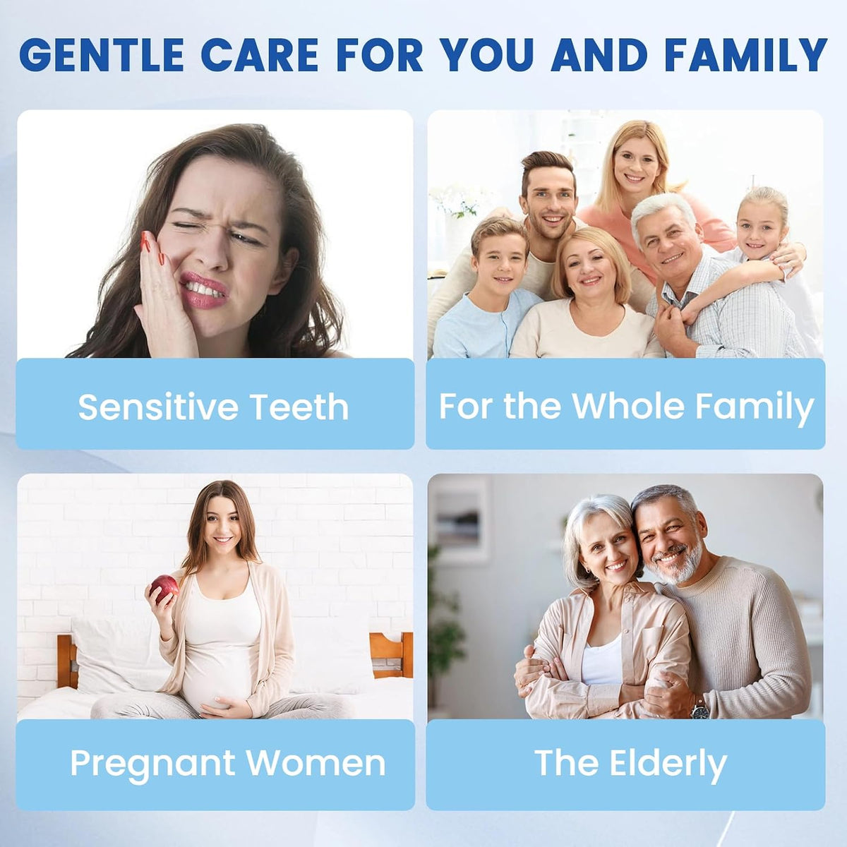 Soft Toothbrushes with Travel Covers encalife