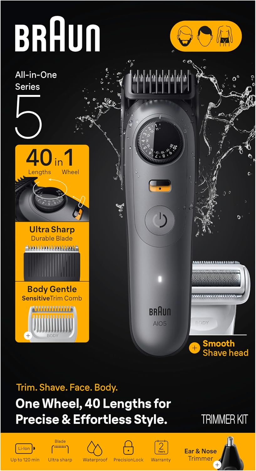 Braun Series 5 Beard Trimmer Grooming Kit encalife
