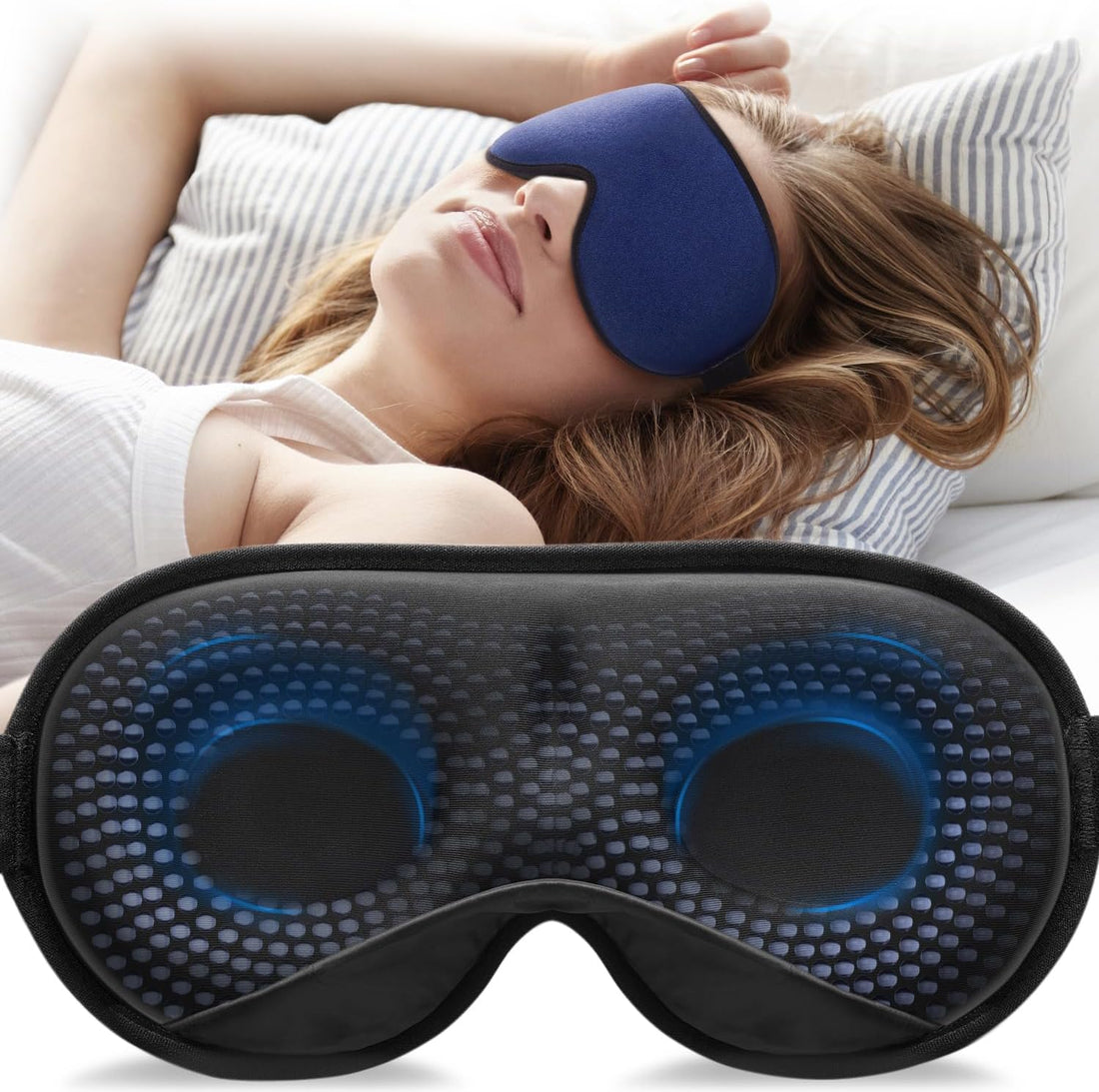 Weighted Sleep Mask for Deeper Restful Sleep encalife