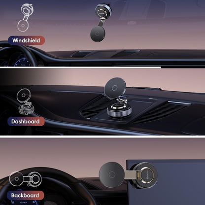 Magnetic MagSafe Car Phone Mount Foldable Rotor encalife