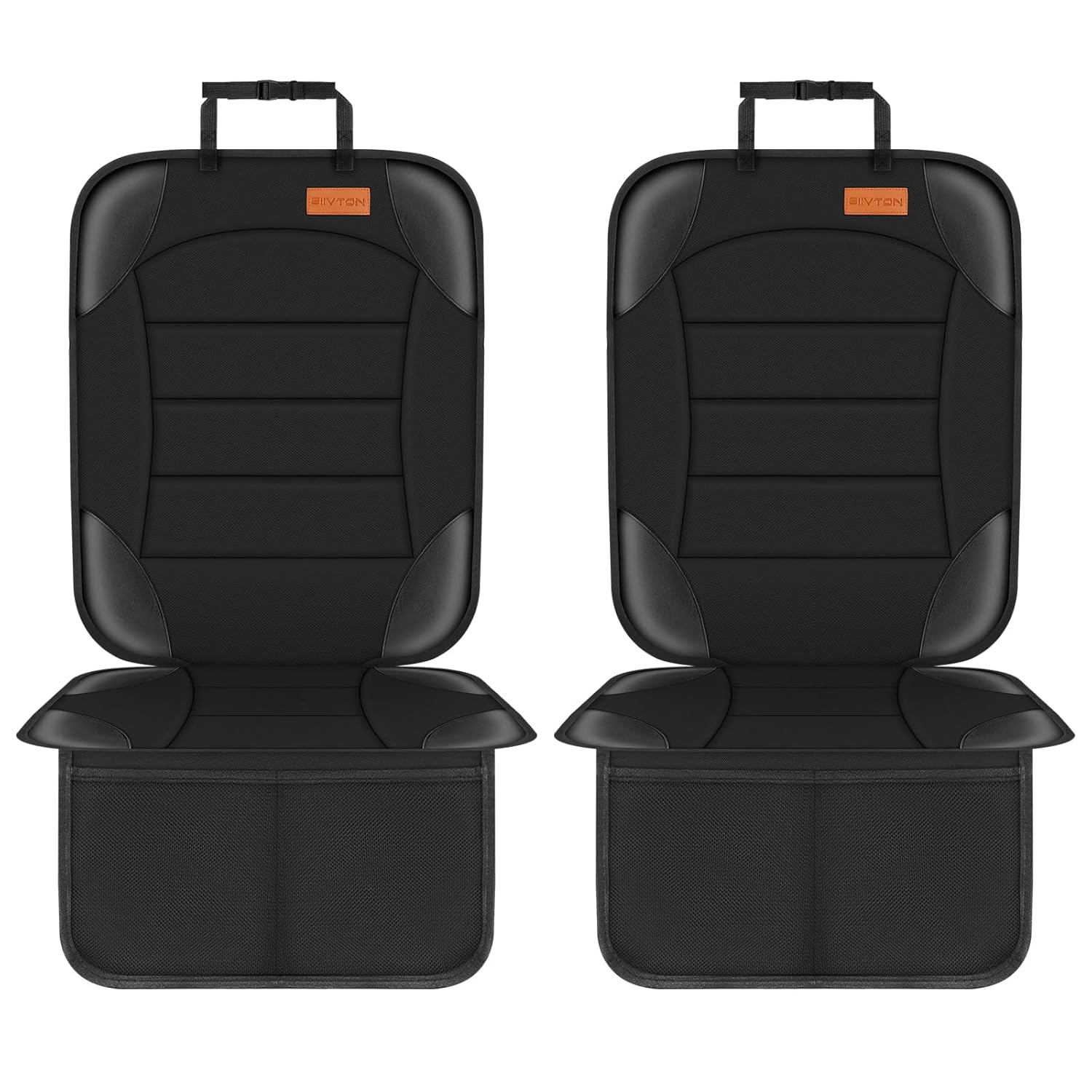 Waterproof Child Car Seat Protector with Mesh Pockets encalife