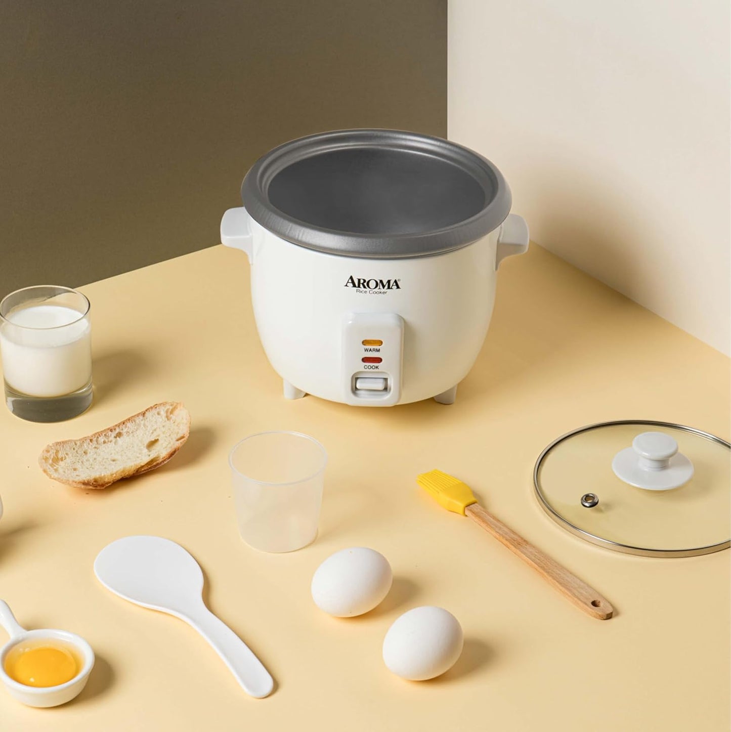 AROMA 3-Cup I Mini Rice Cooker encalife