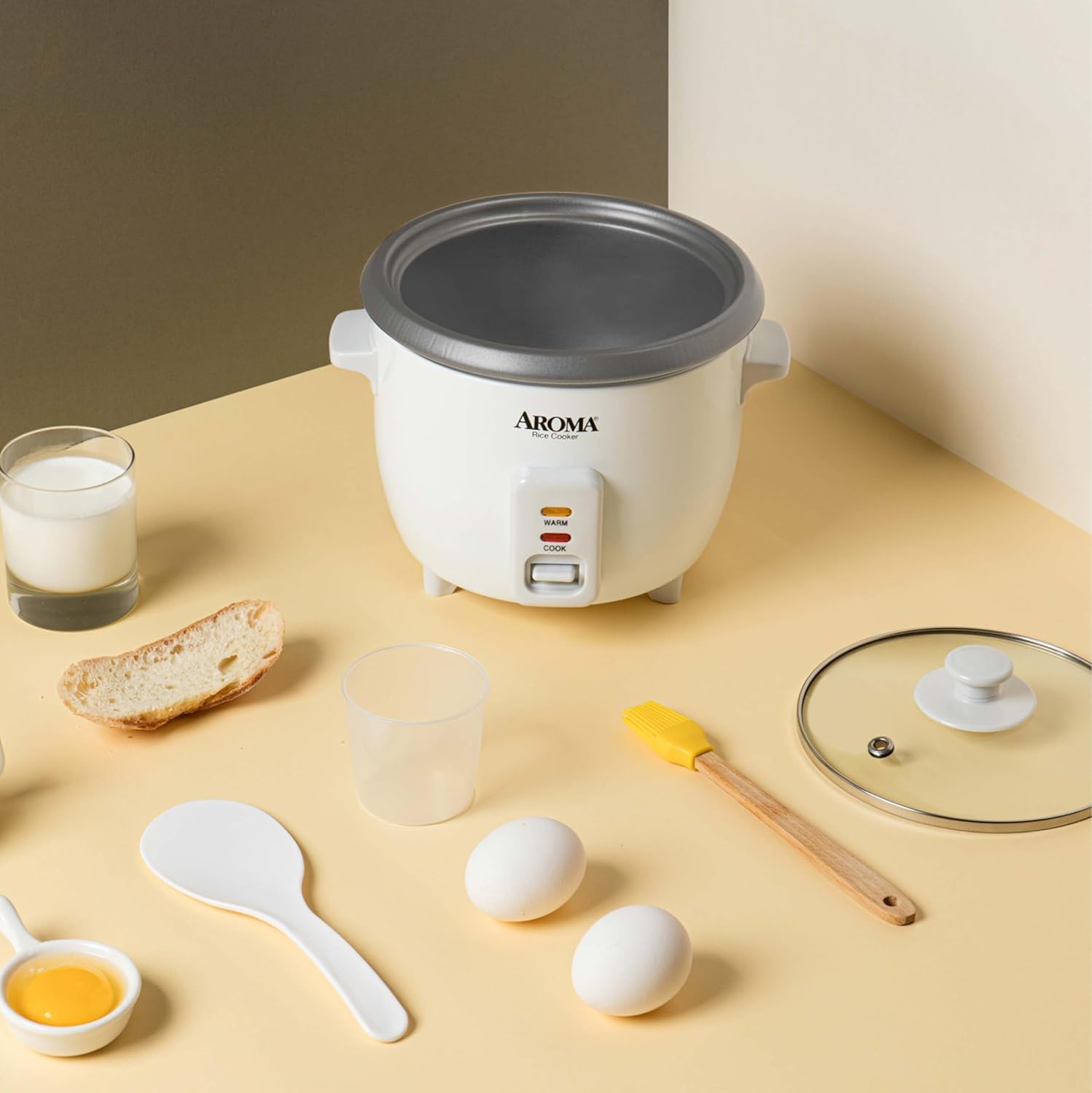 AROMA 3-Cup I Mini Rice Cooker encalife