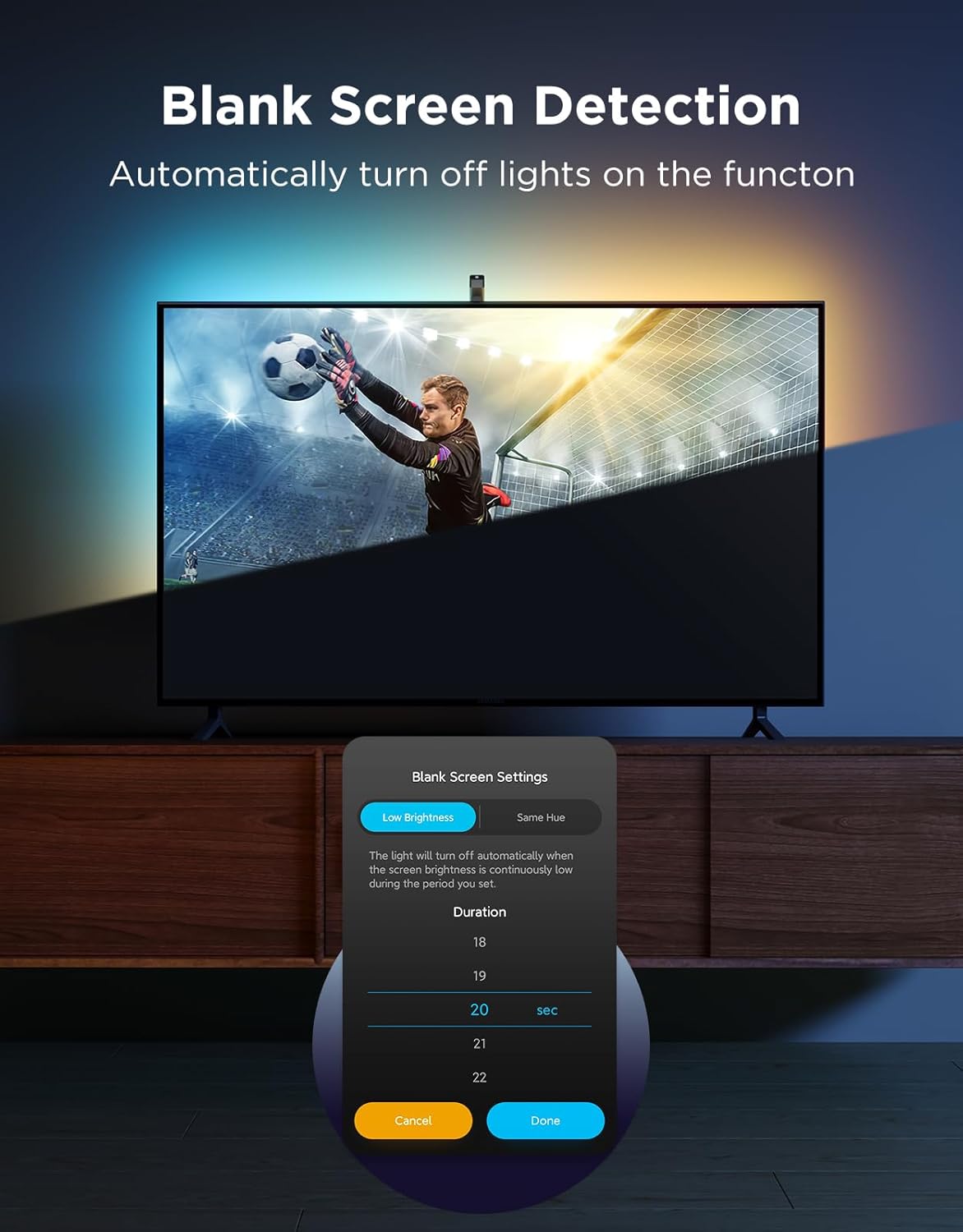 RGB Lighting TV Backlight Strip for Immersive Viewing encalife