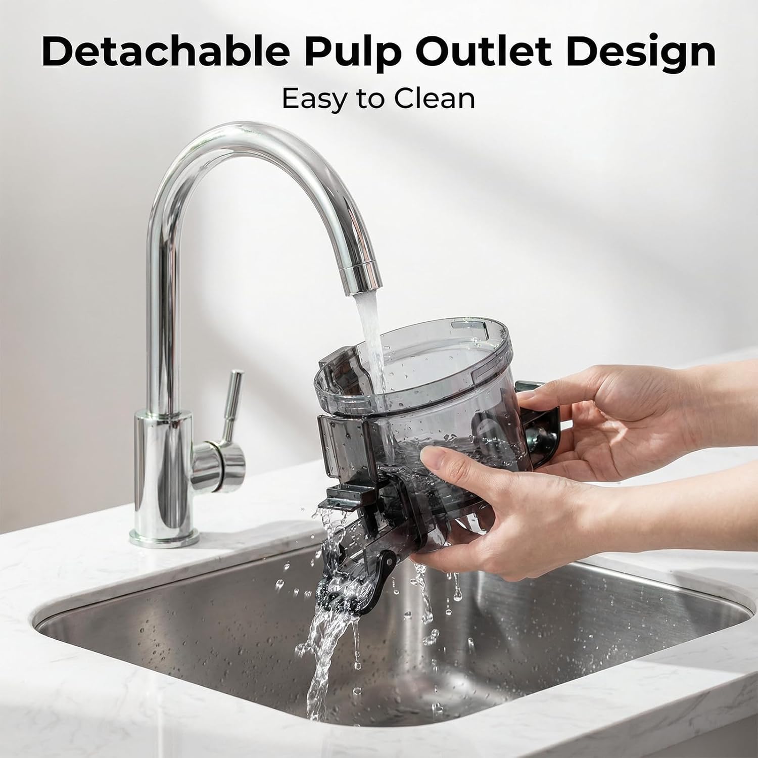 Electric Cold Press Juicer | 3-in-1 Wide Chute Juice Machine encalife