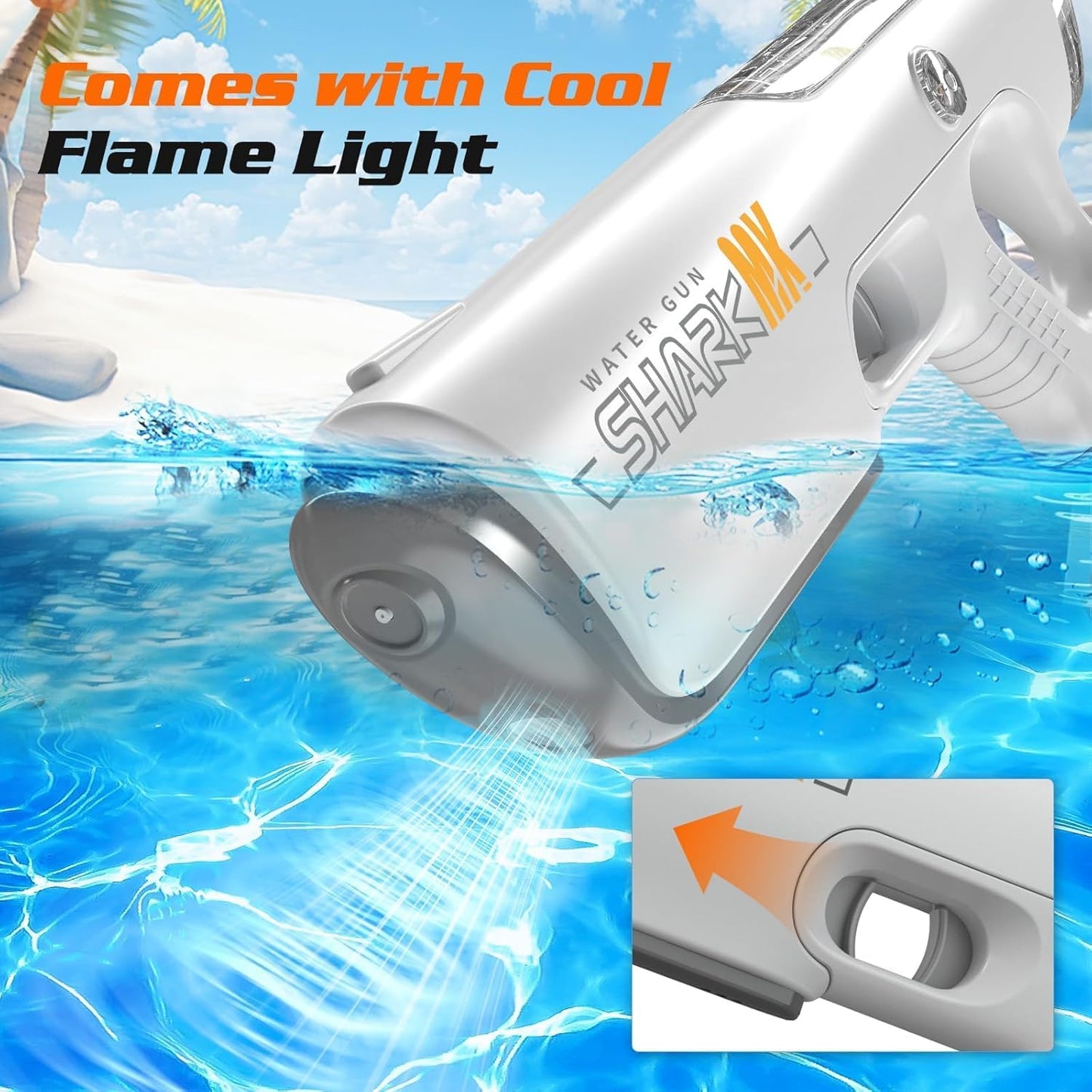 Electric Water Gun | Automatic Recharge High Range Blaster Toy encalife