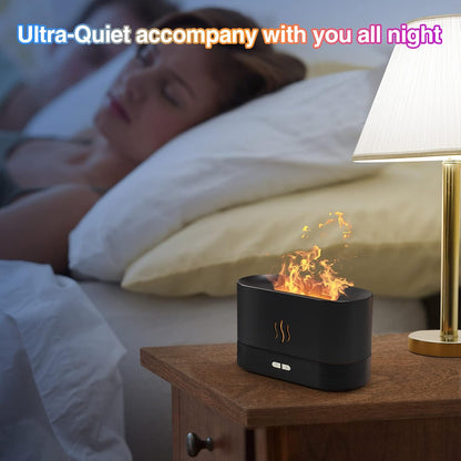 Colorful Flame Aroma Diffuser Humidifier I Auto-Off encalife